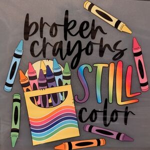 Colorful Crayon Wall Art Decor